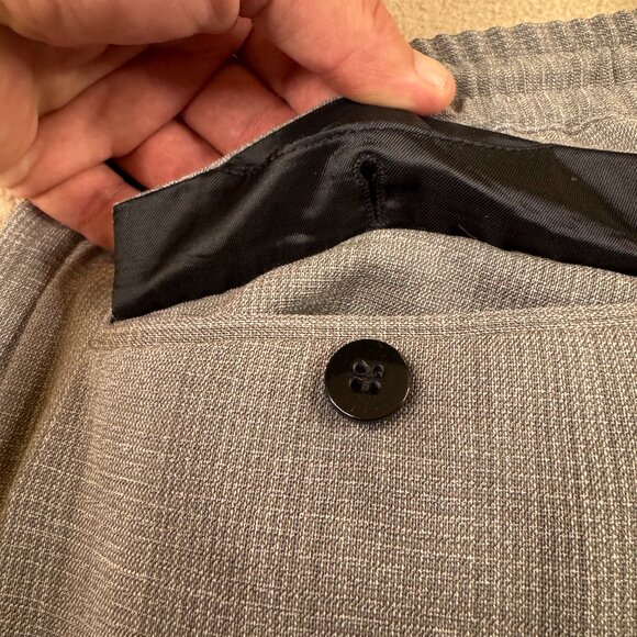 Authentic DIOR Men's Grey Woven Pants - Size 36 - Picture 7 of 8